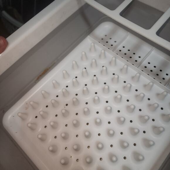 COLLAPSIBLE DUSH DRAINER & SILVERWARE ORGANIZER SET - Picture 2 of 8